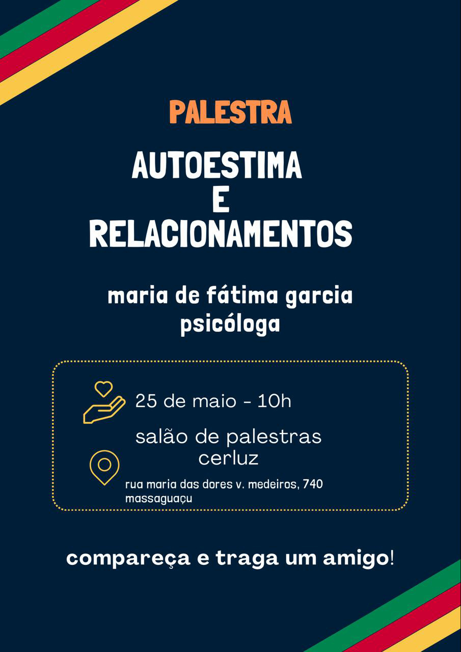 PALESTRA  AUTOESTIMA E RELACIONAMENTOS